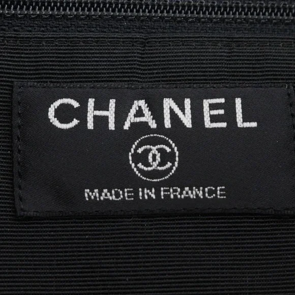 CHANEL Brown Logo Tote Bag